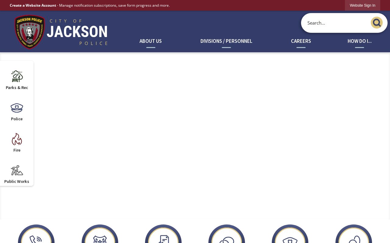 Jackson Police Department record request source